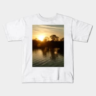 Abberton sunset Kids T-Shirt